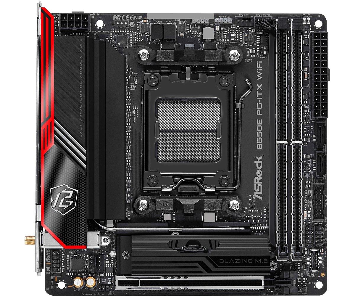 ASRock  B650E PG-ITX WiFi AMD B650 Buchse AM5 mini ITX 