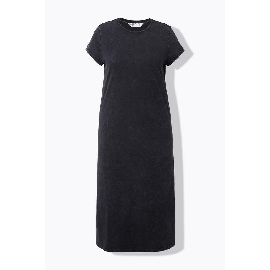 Studio Untold Abito midi di jersey Taglio svasato Acid Wash  