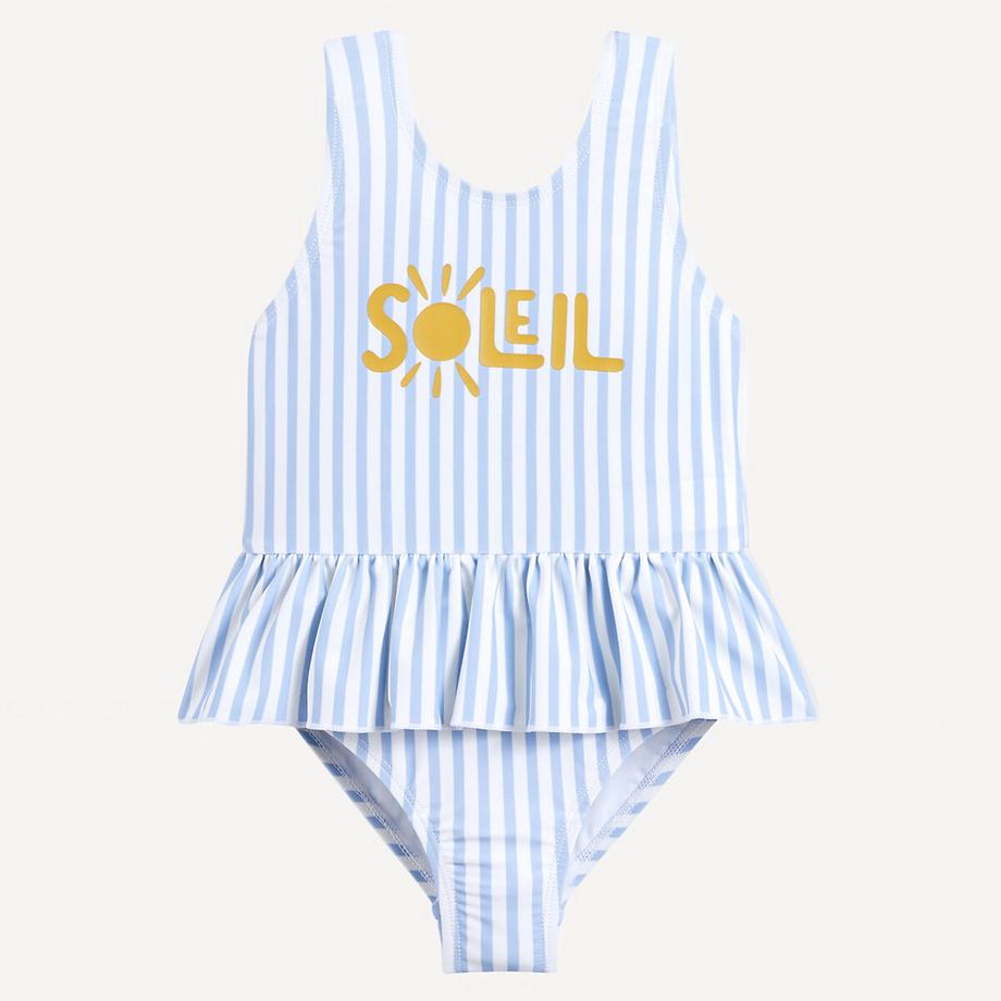 Gestreifter Badeanzug