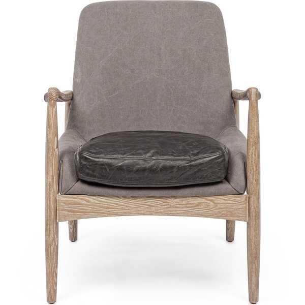 mutoni Fauteuil Marittas gris  