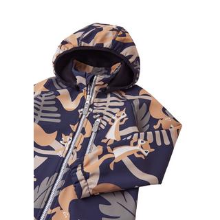 Reima  Kinder Softshell Jacke Vantti Navy print 