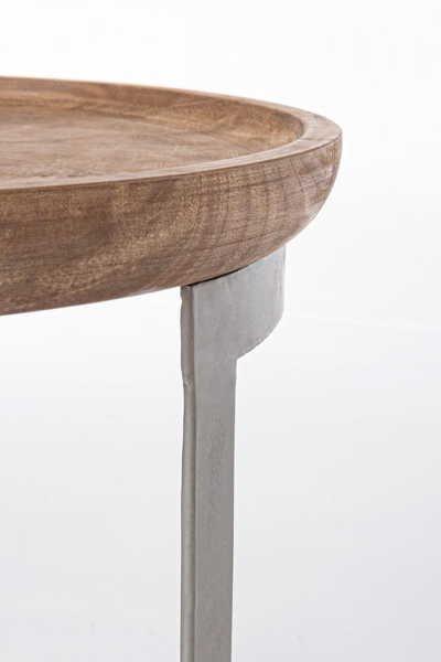 mutoni Table d'appoint Narvik ronde (Ensemble de 2)  