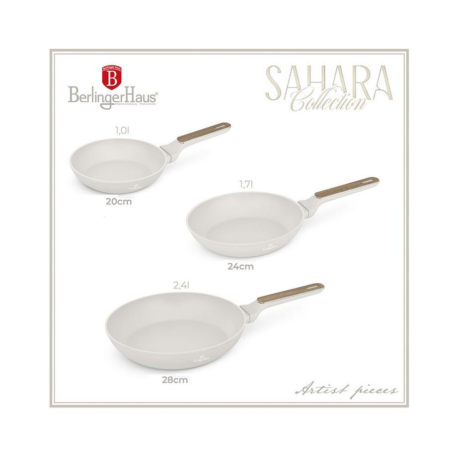 Berlinger Bratpfannen 3er Set Sahara Nordic  