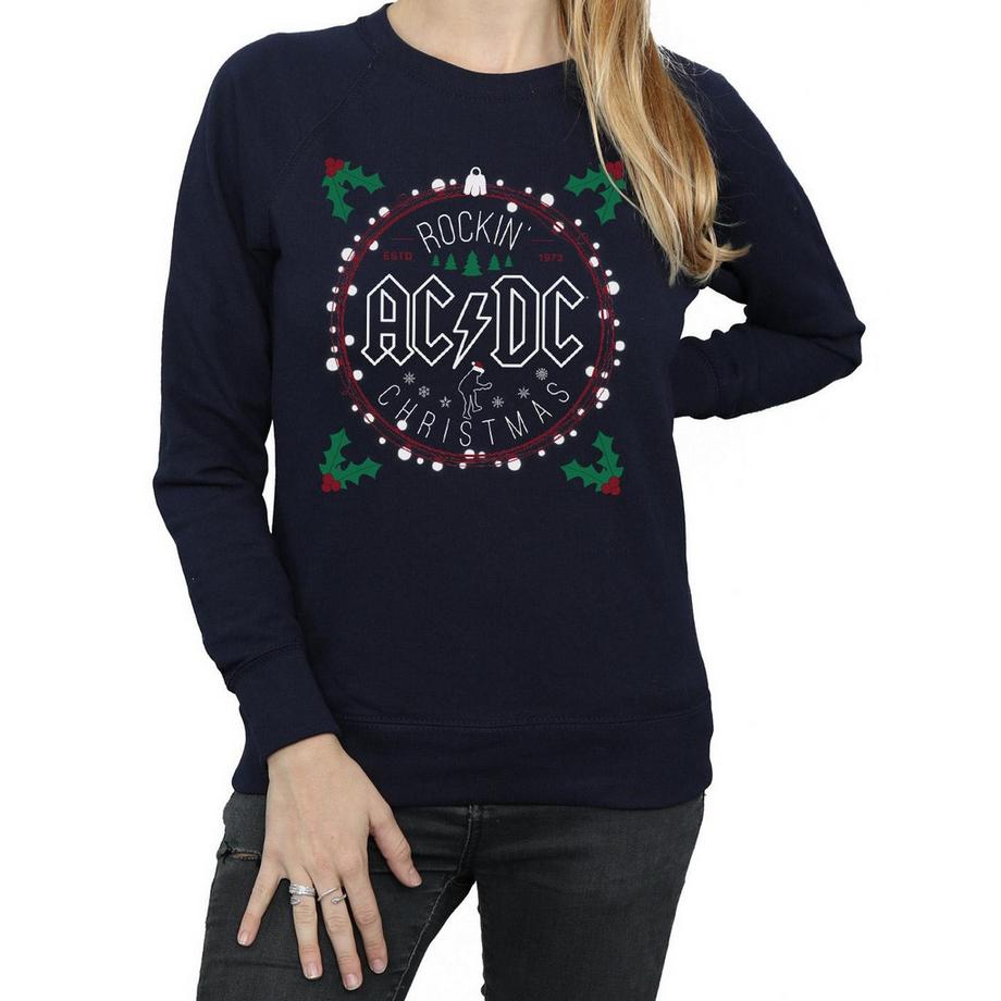 AC/DC ACDC Rockin Christmas Sweatshirt  