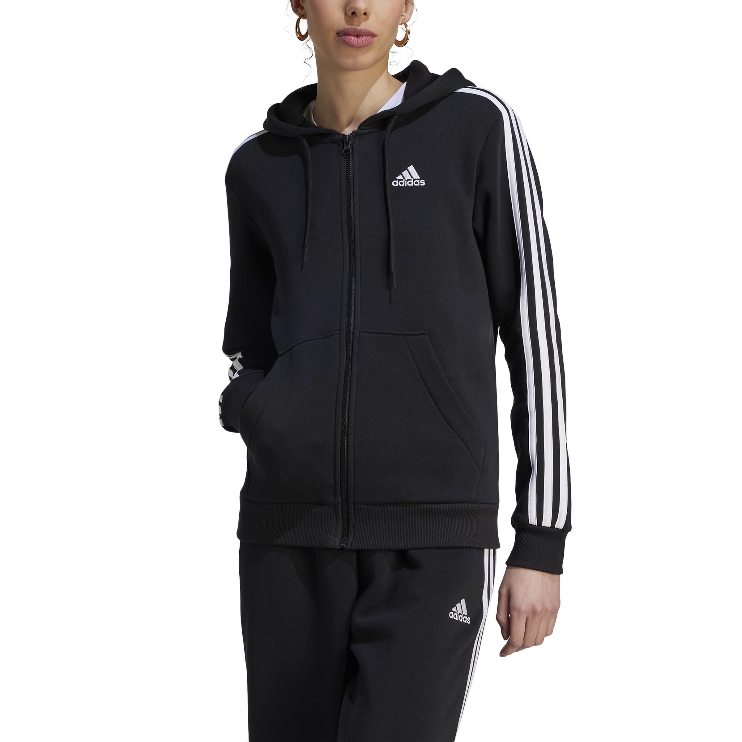 adidas  Sweatshirt full zip à capuche femme  Essentials 3-Stripes 