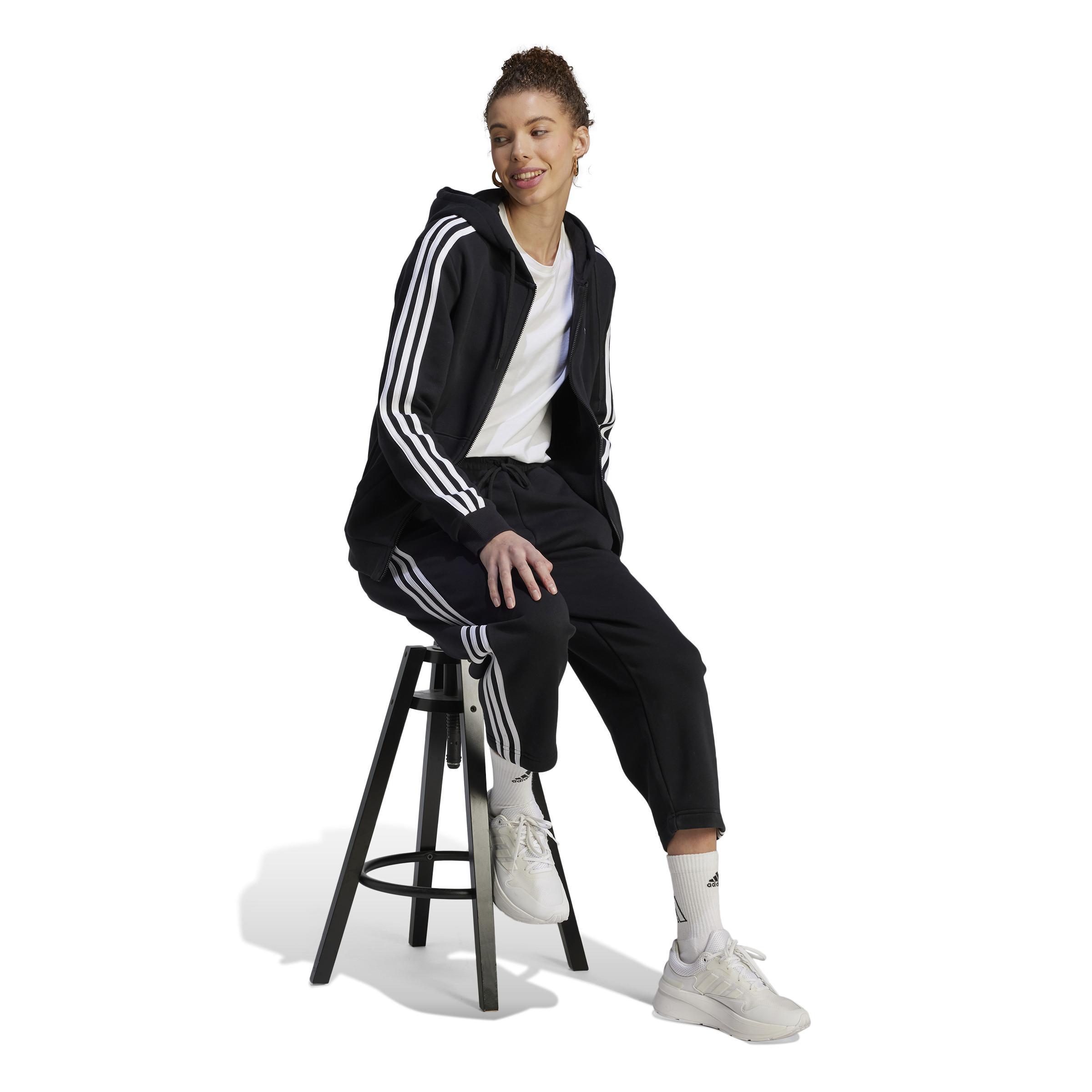 adidas  Sweatshirt full zip à capuche femme  Essentials 3-Stripes 