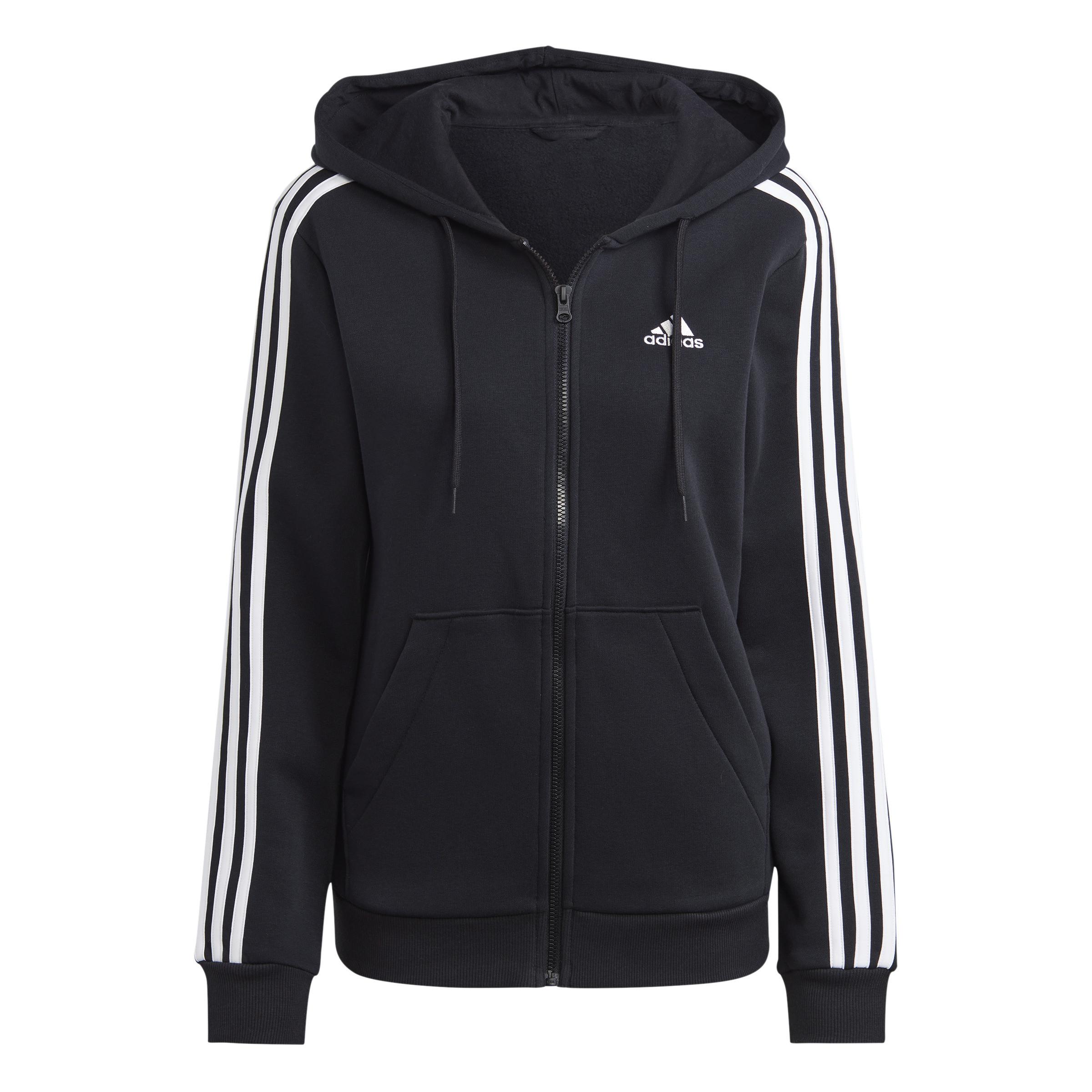 adidas  Sweatshirt full zip à capuche femme  Essentials 3-Stripes 