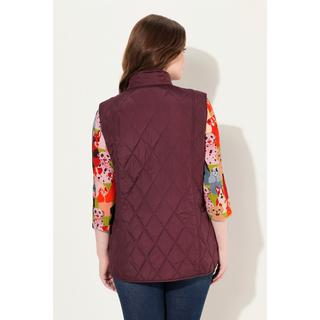 Ulla Popken Steppweste Wasserabweisend Fasanen Futter Ärmellos  