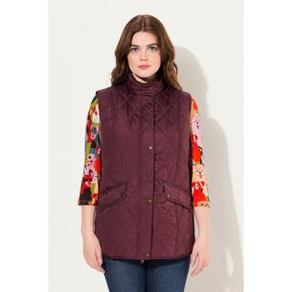 Ulla Popken Steppweste Wasserabweisend Fasanen Futter Ärmellos  