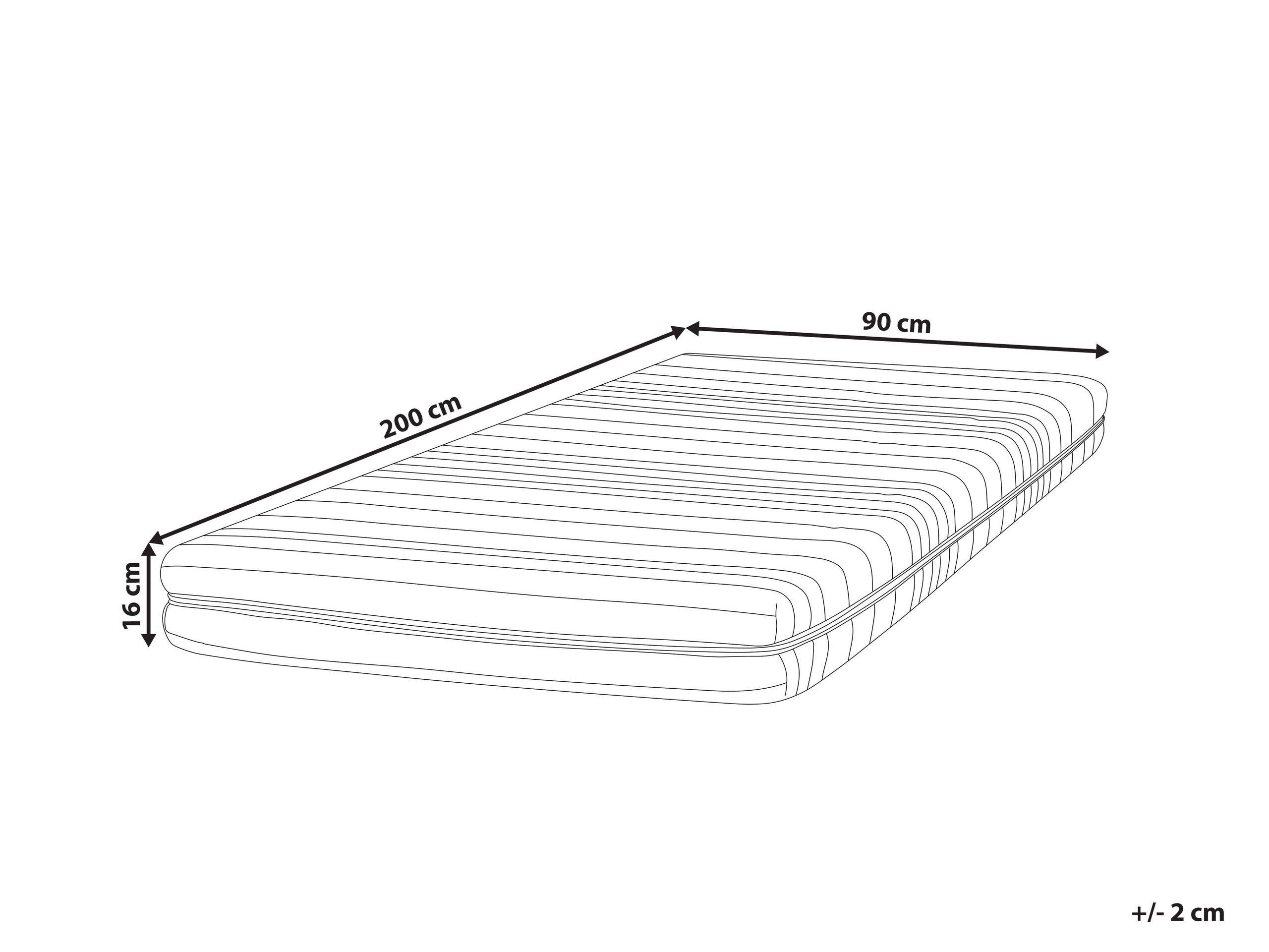Beliani Materasso in schiuma en Schiuma PU ENCHANT  
