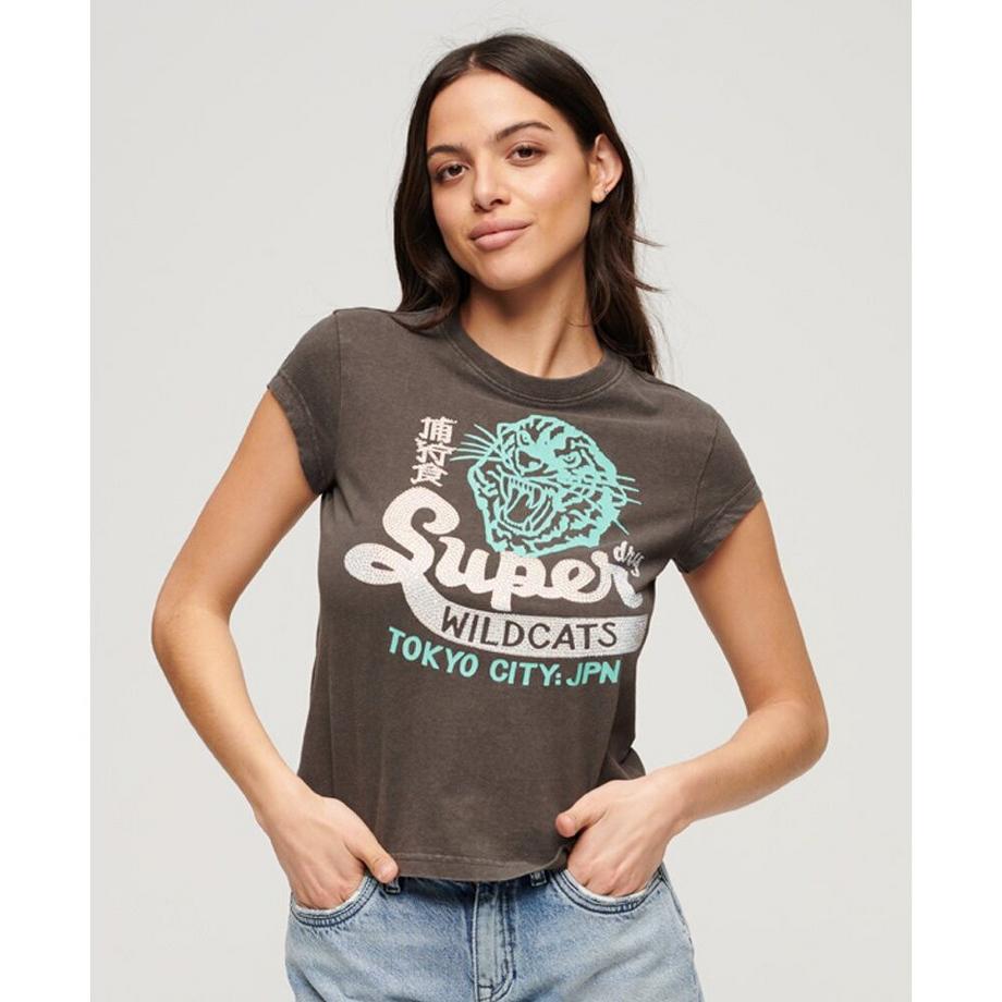 Superdry T-shirt à imprimé graphique  