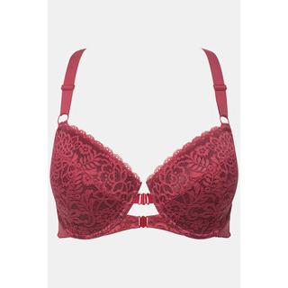 Ulla Popken  Reggiseno con ferretto, coppe morbide, pizzo e chiusura anteriore 