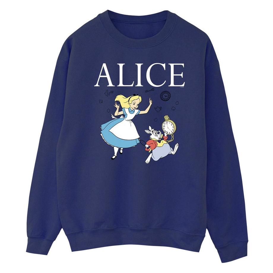 Disney Alice In Wonderland Follow The Rabbit Sweatshirt  