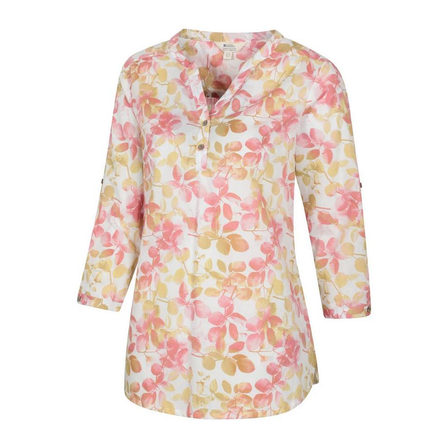 Mountain Warehouse  Blouse Manches ¾ Motiftyle Imprimé Feuille Petra 
