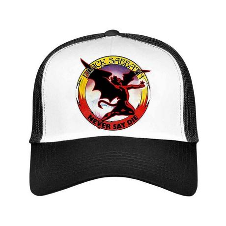 Black Sabbath Never Say Die Mesh Kappe  