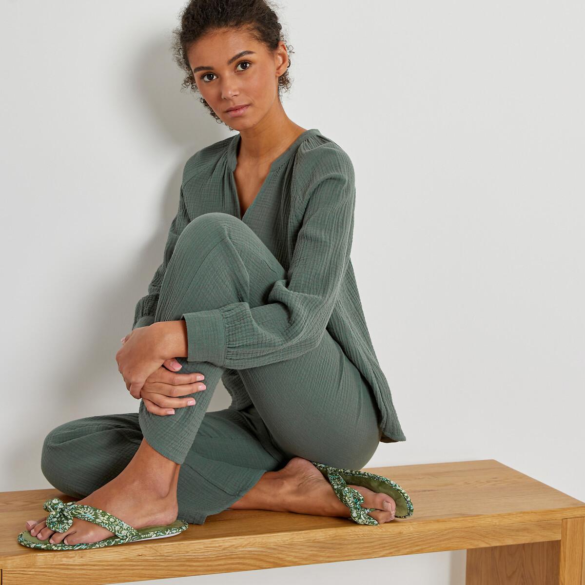 La Redoute Collections  Pyjama aus doppelt gearbeitetem Baumwollmusselin 