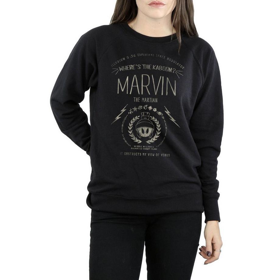 LOONEY TUNES Where's The Kaboom Marvin The Martian Sweatshirt  