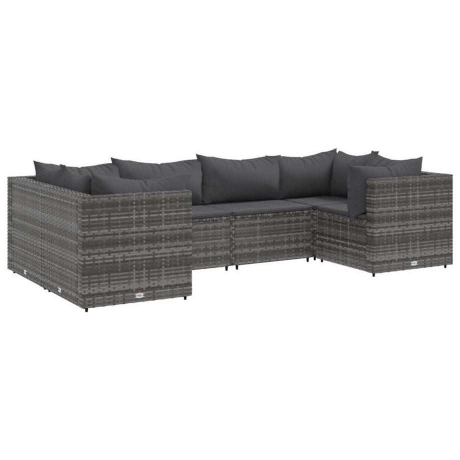 set salotto da giardino Polirattan