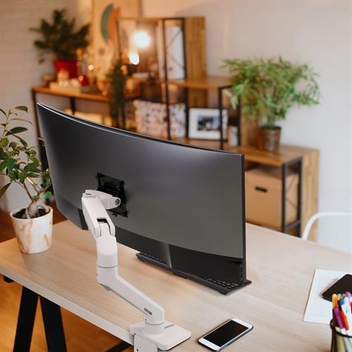 Ergotron  HX DESK SINGLE MONITORARM WHITE 42IN 