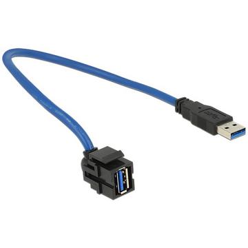 86375 USB Kabel 0,5 m USB 3.2 Gen 1 (3.1 Gen 1) USB A Blau