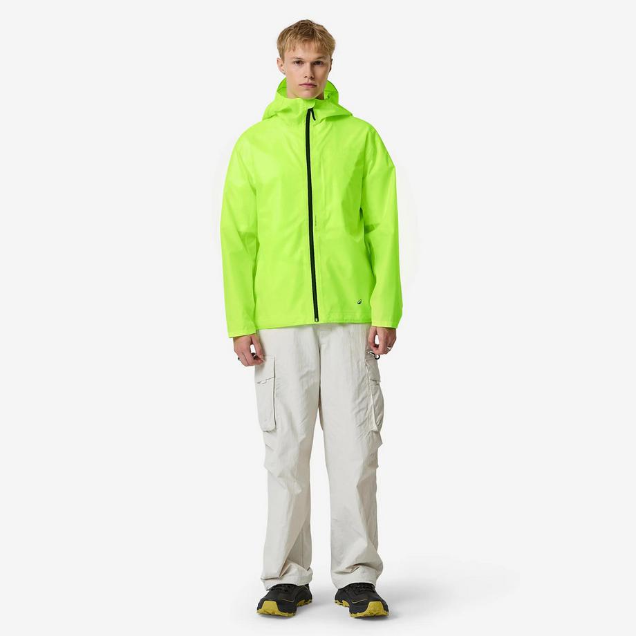 BTWIN  Velo-Regenjacke Sichtbarkeit Tag 120 Unisex, neongelb 
