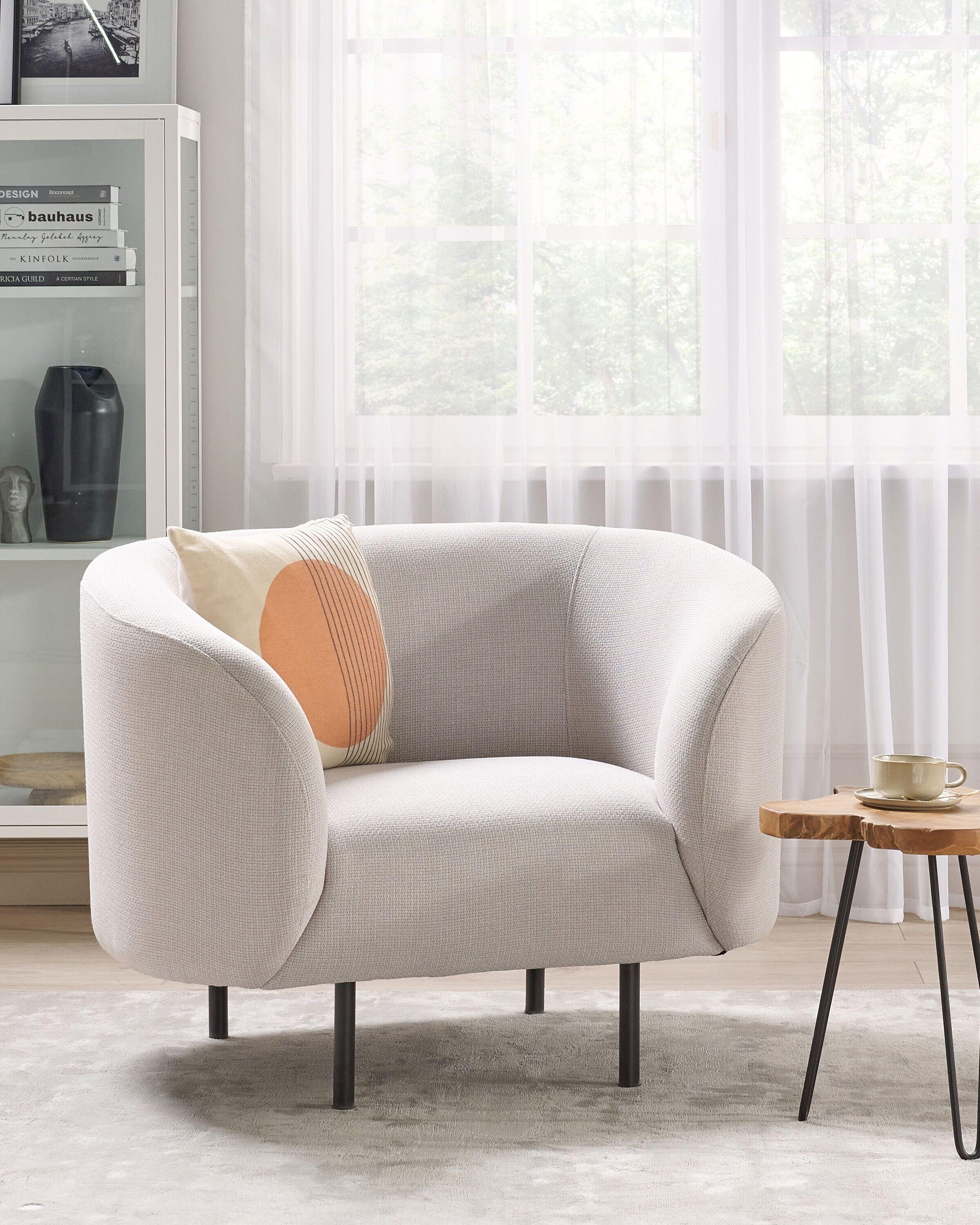 Beliani Fauteuil en Polyester Traditionnel LOEN  