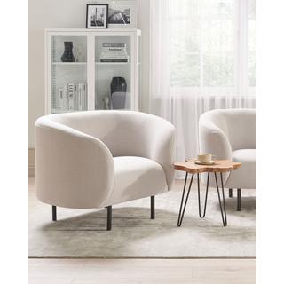 Beliani Fauteuil en Polyester Traditionnel LOEN  