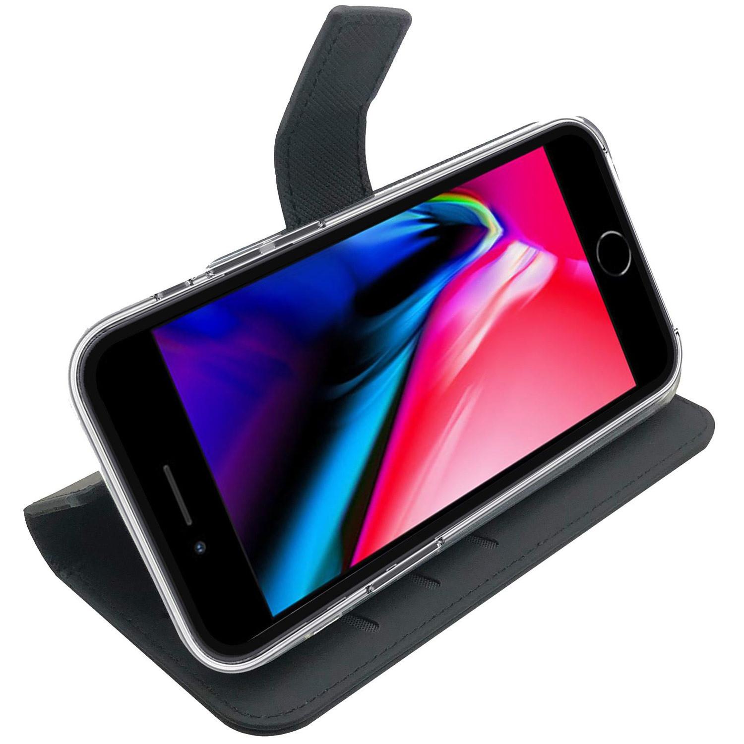 Celly  Étui portefeuille iPhone 7/8/SE 2020/SE 2022 Noir 