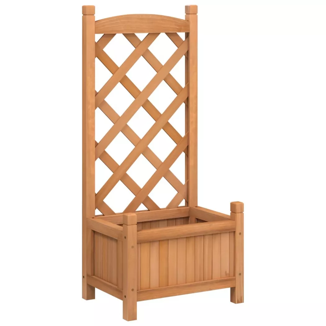 VidaXL - Pflanzgefäß holz, One Size, Braun