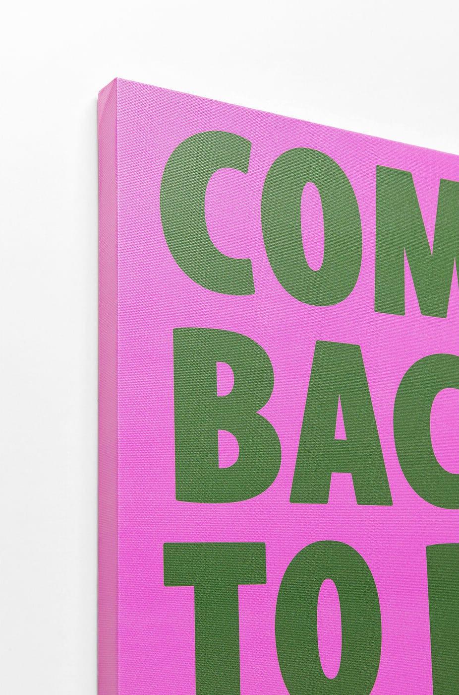 KARE Design Gerahmtes Bild Come Back To Bed 40x50  