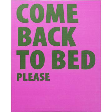 Gerahmtes Bild Come Back To Bed 40x50