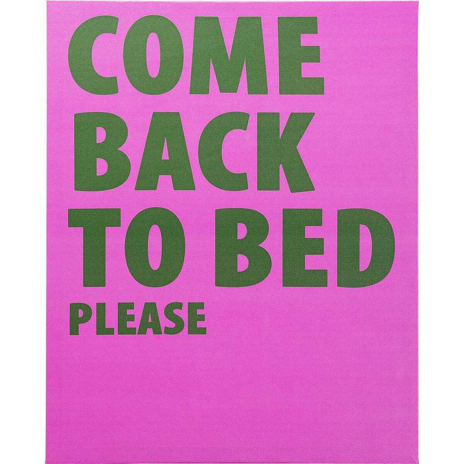 Tableau encadré Come Back To Bed 40x50