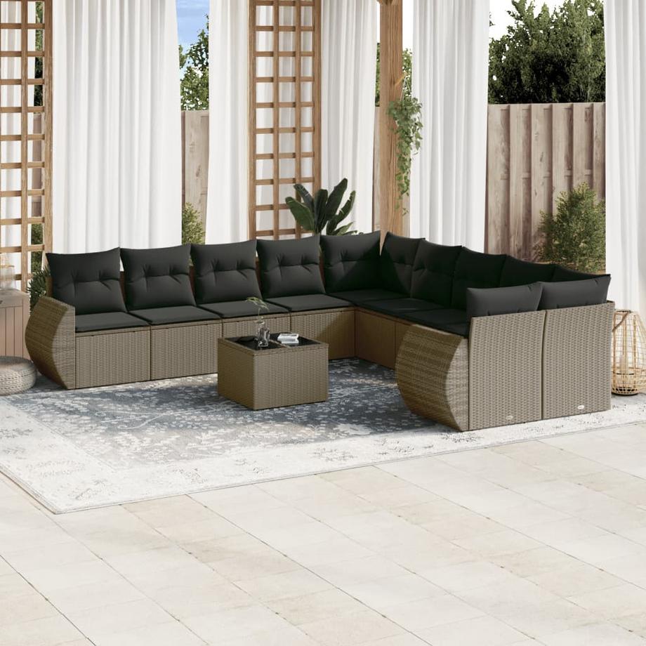 VidaXL Garten sofagarnitur poly-rattan  