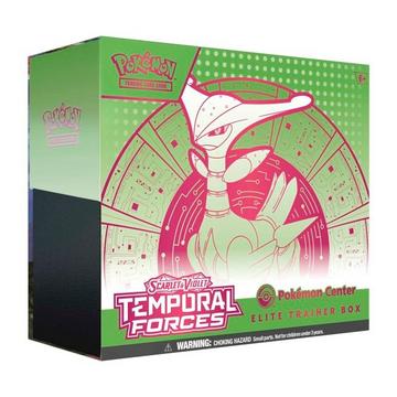 TCG: Scarlet & Violet-Temporal Forces  Center Elite Trainer Box (Iron Leaves) - EN