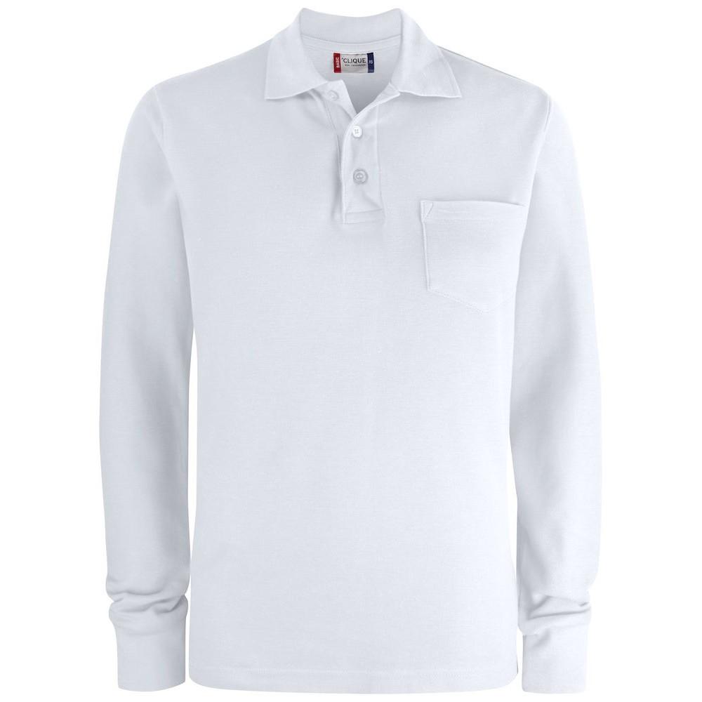 Clique Langarm Poloshirt  
