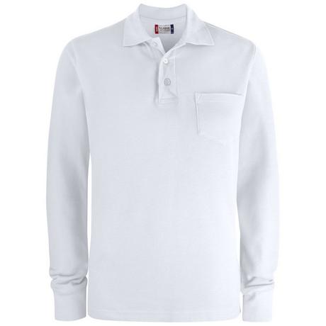 Clique Langarm Poloshirt  