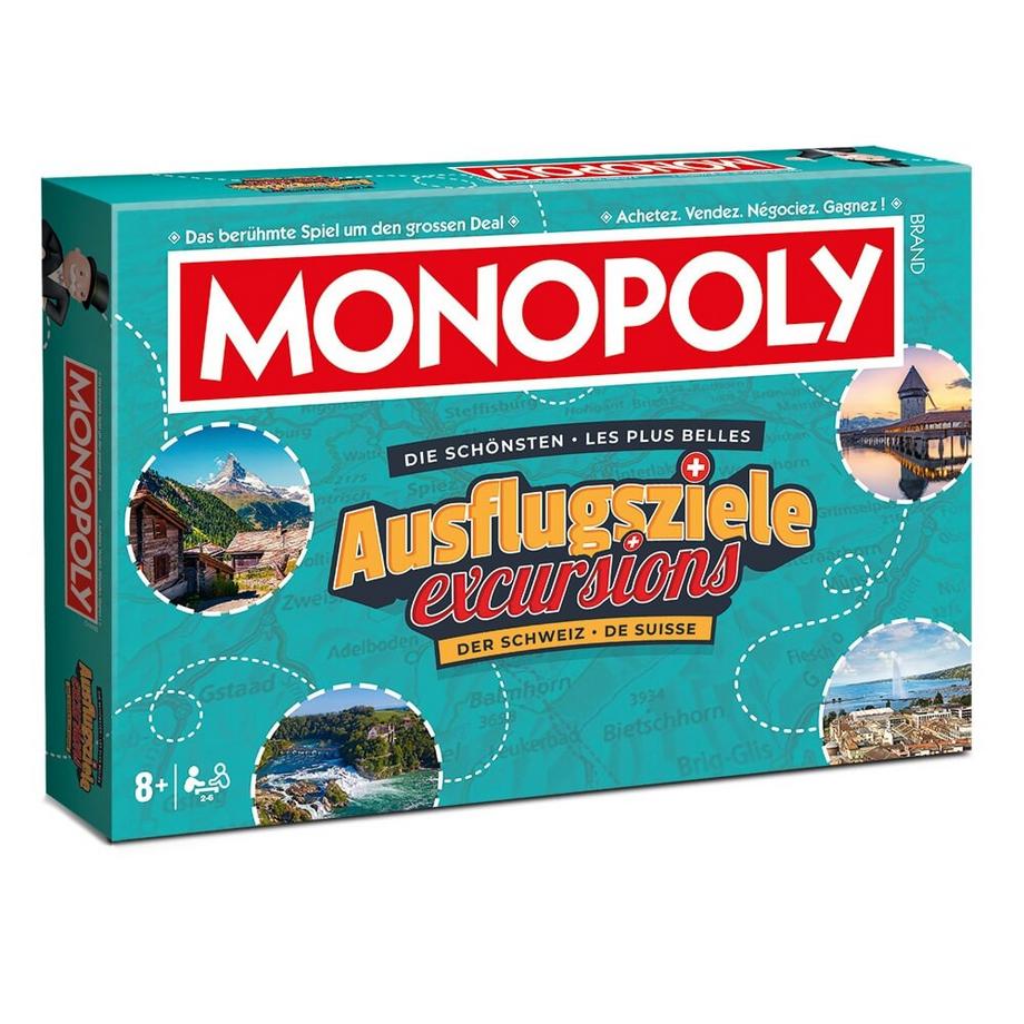 Monopoly Die schönsten Ausflugsziele der Schweiz