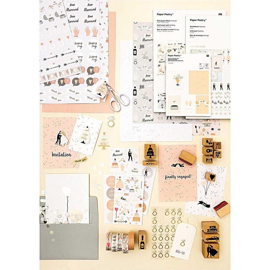 Rico Design Sticker Save the Date 99001.77.11 32 Stück 3X6CM | MANOR