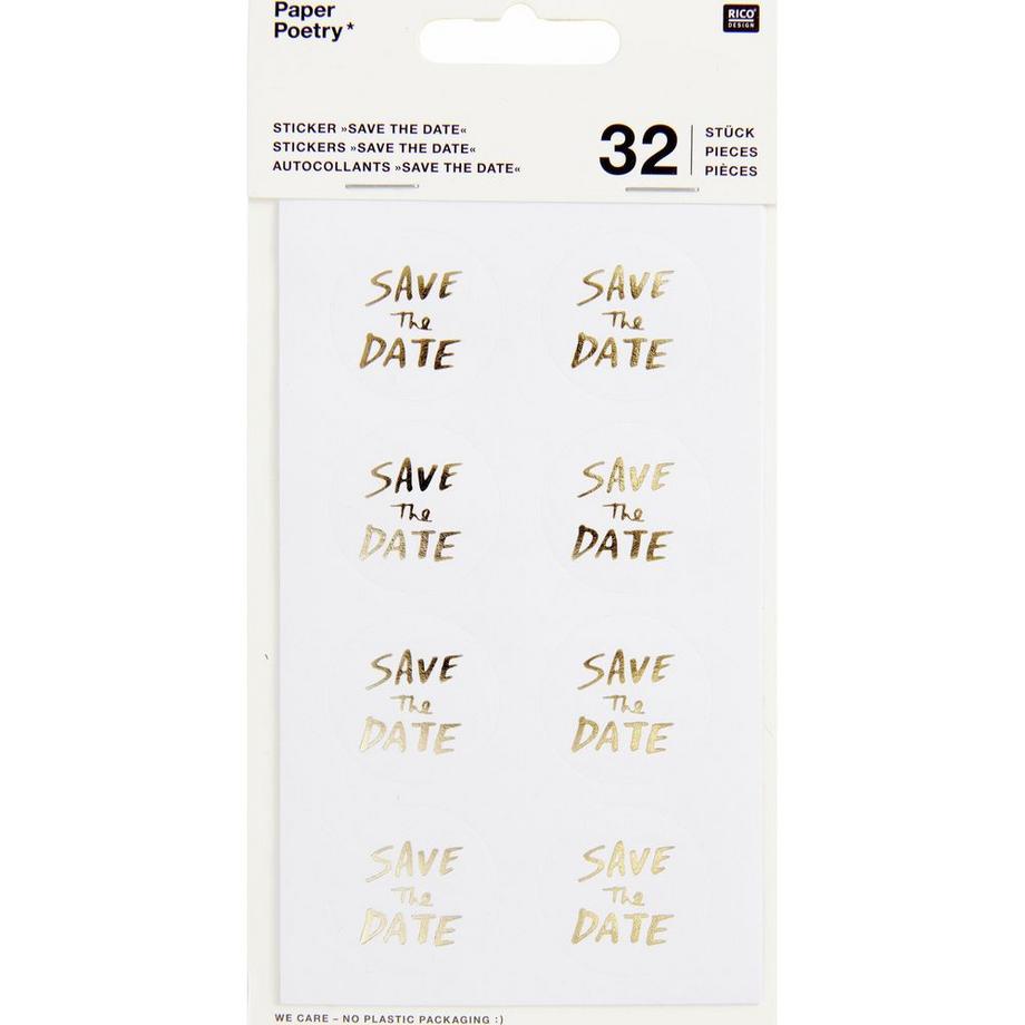 Autocollants Save the Date 99001.77.11 32 pièces