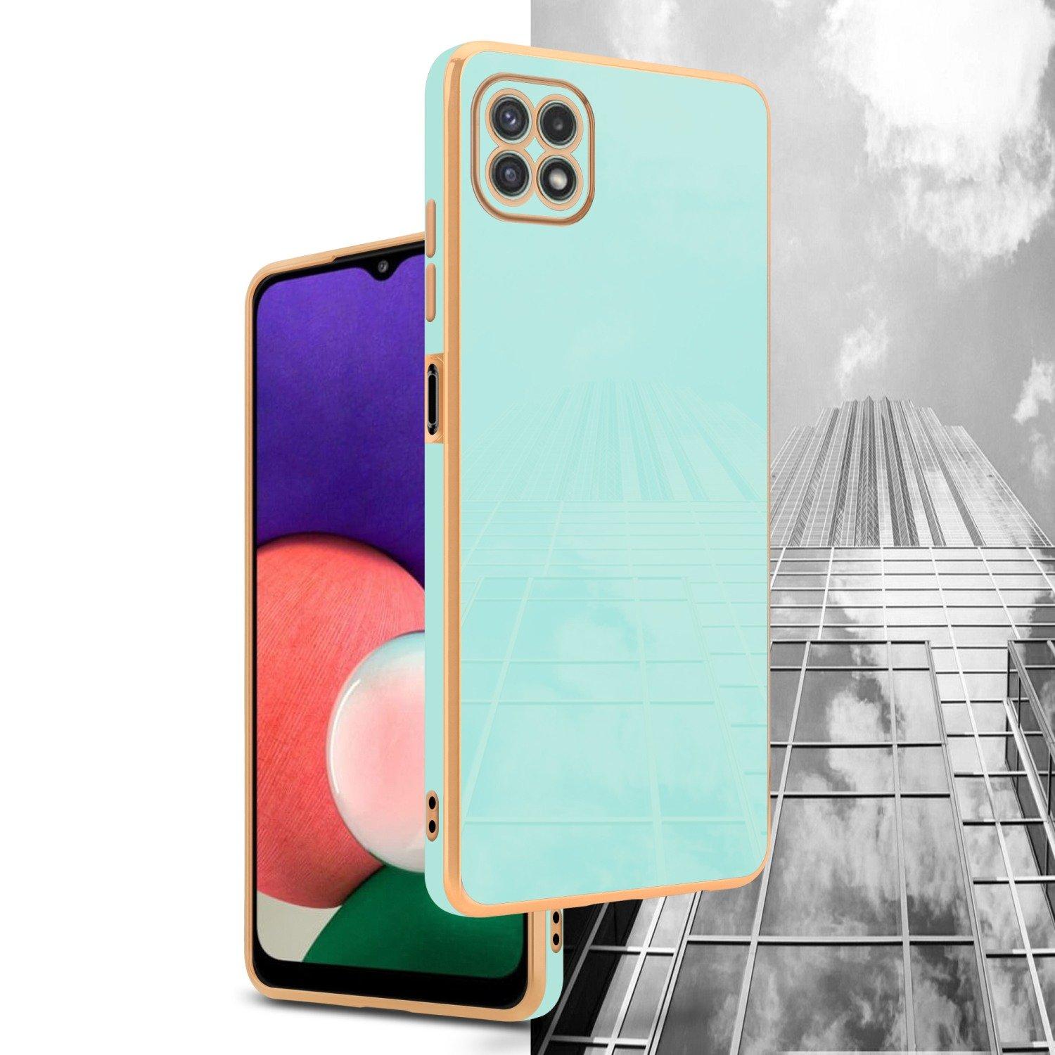 Cadorabo  Housse compatible avec Samsung Galaxy A22 5G - Coque de protection en silicone TPU flexible et avec protection pour appareil photo 