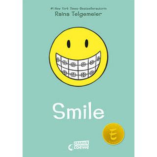 Smile (Smile-Reihe, Band 1) Telgemeier, Raina; Loewe Graphix (Hrsg.); Telgemeier, Raina (Illustrationen); Lecker, Ann (Übersetzung) Copertina rigida 