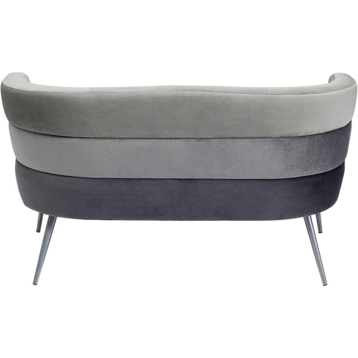 KARE Design Sofa Sandwich Grau  