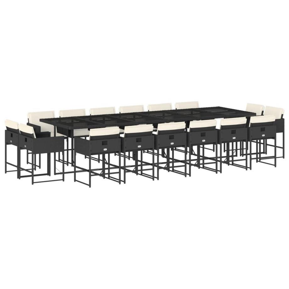 set da pranzo da giardino Polirattan