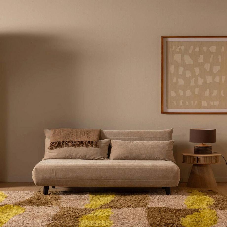 mutoni Schlafsofa Xem Samt natur 122  