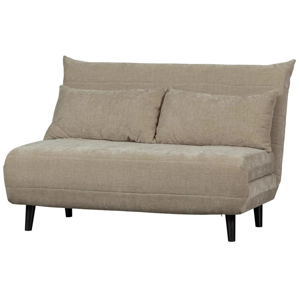 mutoni - Divano letto Xem velluto naturale 122, One Size, Marrone