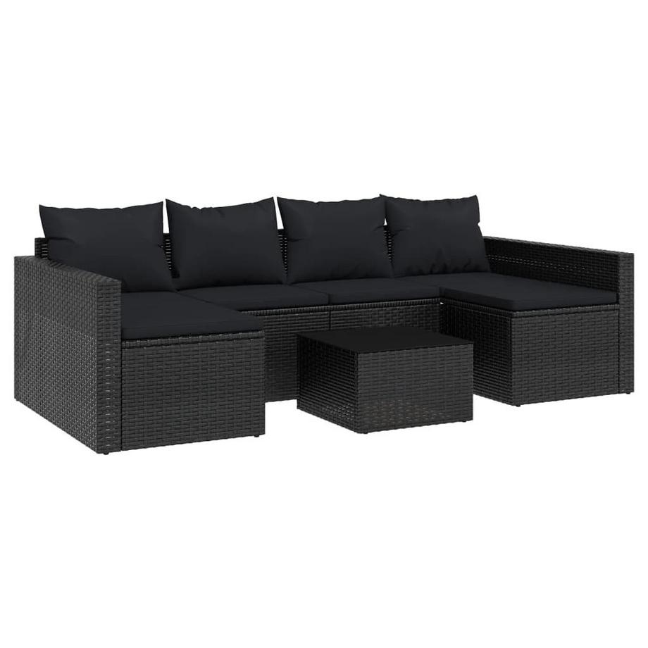 set salotto da giardino Polirattan