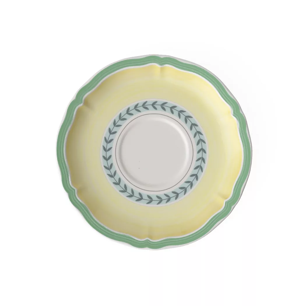 Villeroy & Boch - Soucoupe tasse petit-déjeuner/bouillon French Garden Fleurence, 17cm, Multicolor