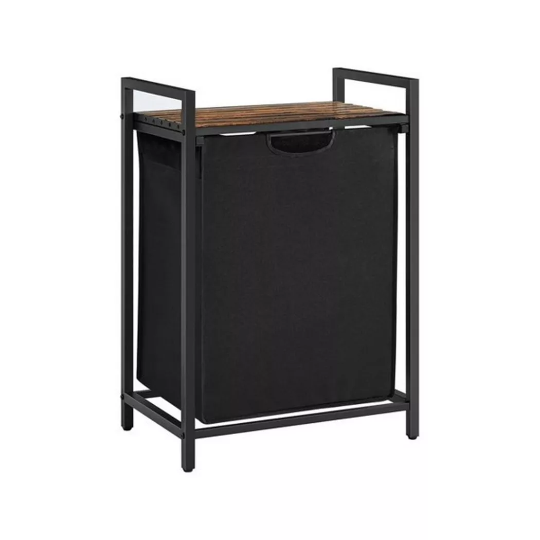 VASAGLE Wäschekorb "65 l, Schwarz"