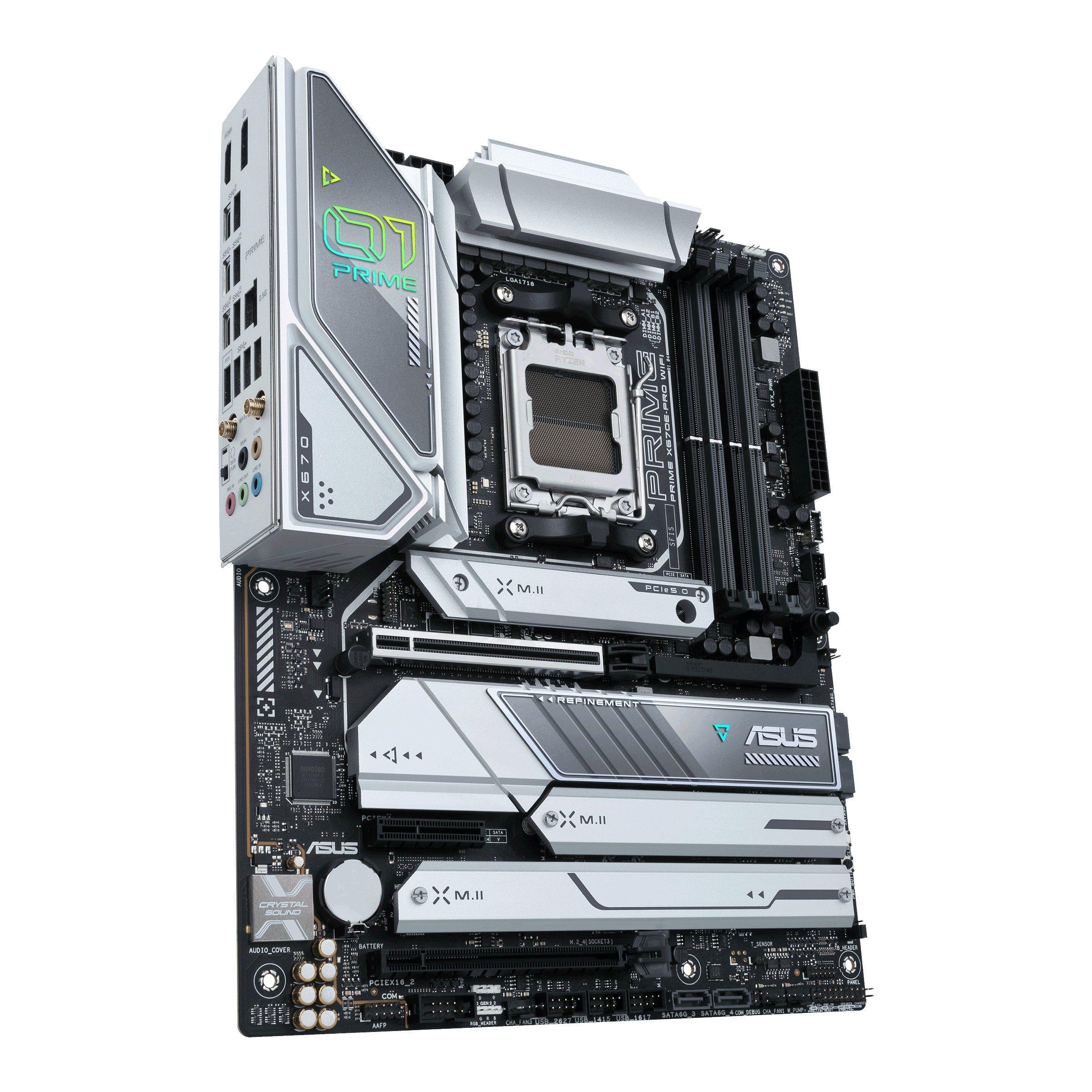 ASUS  PRIME X670E-PRO WIFI AMD X670 Emplacement AM5 ATX 