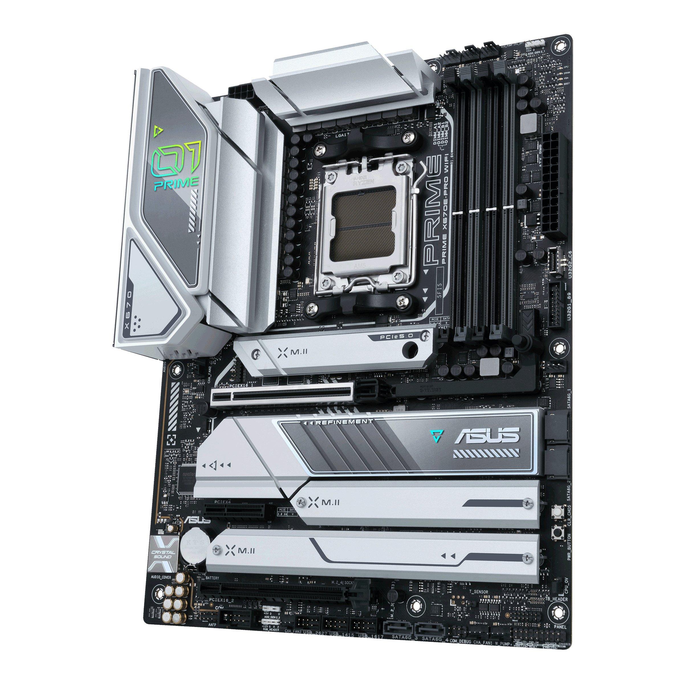 ASUS  PRIME X670E-PRO WIFI AMD X670 Presa di corrente AM5 ATX 